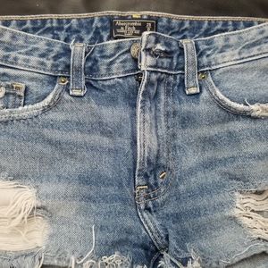 Abercrombie jean shorts